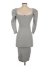 Missguided Solid Gray Cocktail Dress Size 0 (petite) - photo 2