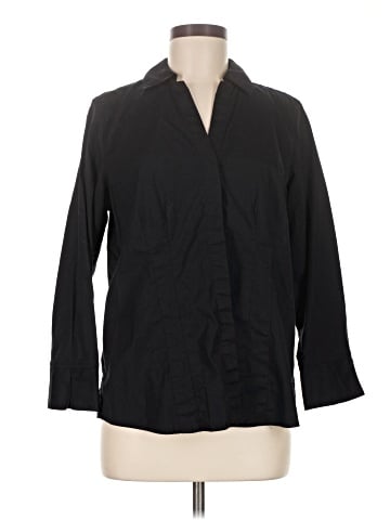 Croft & Barrow 3/4 Sleeve Button-Down Shirt (view 1)
