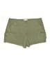 Tinsel Solid Green Khaki Shorts Size 14W - photo 1