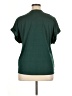 Truself Animal Print Green Short Sleeve Blouse Size XL - photo 2
