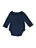Carter's 100% Cotton Blue Long Sleeve Onesie 0-3 MO / 3 MO - photo 2