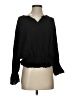 Hayden 100% Cotton Black Long Sleeve Blouse Size S - photo 1