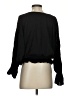 Hayden 100% Cotton Black Long Sleeve Blouse Size S - photo 2