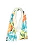 Unbranded Tropical Teal White Scarf One size - photo 1