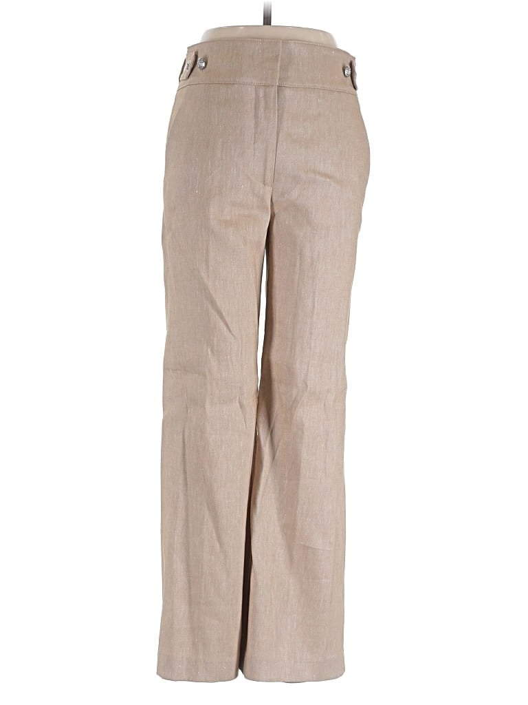 Pre-owned Veronica Beard Linen Pants In Brown