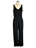 Ann Taylor LOFT 100% Rayon Solid Black Jumpsuit Size M - photo 1