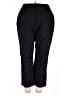 Lee 100% Cotton Solid Black Casual Pants Size 22W - photo 1
