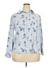 Style&Co 100% Rayon Floral Blue 3/4 Sleeve Blouse Size 2X - photo 1