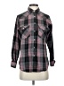 Assorted Brands Plaid Black Long Sleeve Button-Down Shirt Size S - photo 1