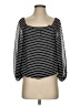Vince Camuto 100% Polyester Black 3/4 Sleeve Top Size XS - photo 1