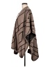Do Everything in Love 100% Acrylic Brown Ivory Poncho One size - photo 5
