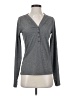 Athleta Gray Long Sleeve Henley Size S - photo 1