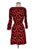 Just Fab 100% Rayon Hearts Red Cocktail Dress Size S - photo 1
