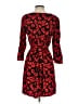 Just Fab 100% Rayon Hearts Red Cocktail Dress Size S - photo 2