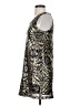 Miami 100% Polyester Animal Print Gold Cocktail Dress Size S - photo 5