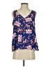 St. Tropez West 100% Polyester Blue Sleeveless Blouse Size S - photo 1