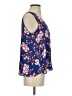 St. Tropez West 100% Polyester Blue Sleeveless Blouse Size S - photo 4