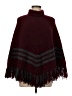 Unbranded Burgundy Poncho One size - photo 1