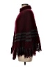 Unbranded Burgundy Poncho One size - photo 5