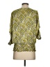 MICHAEL Michael Kors 100% Polyester Green 3/4 Sleeve Blouse Size S - photo 2