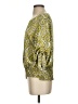MICHAEL Michael Kors 100% Polyester Green 3/4 Sleeve Blouse Size S - photo 5