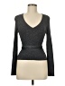 BCBGMAXAZRIA Metallic Gray Pullover Sweater Size M - photo 1