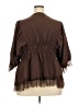 Shein Curve Brown 3/4 Sleeve Blouse Size 4X - photo 2
