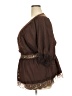 Shein Curve Brown 3/4 Sleeve Blouse Size 4X - photo 5