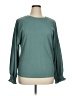 Unbranded 100% Polyester Teal Long Sleeve Blouse Size XL - photo 1