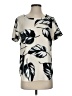 Ann Taylor Tropical Ivory Short Sleeve Top Size S - photo 1