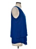 Karen Kane 100% Polyester Blue Sleeveless Blouse Size S - photo 4