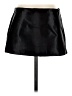 Painted Threads Solid Black Faux Leather Skirt Size S - photo 1