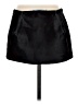 Painted Threads Solid Black Faux Leather Skirt Size S - photo 2
