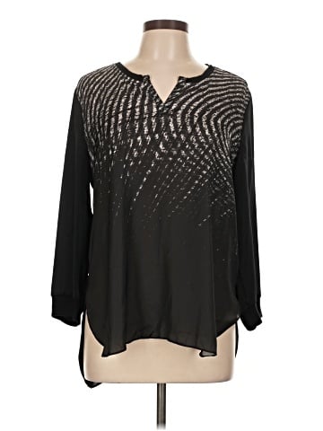 CALVIN KLEIN JEANS 3/4 Sleeve Blouse (view 1)