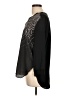 CALVIN KLEIN JEANS 100% Polyester Black 3/4 Sleeve Blouse Size L - photo 5