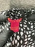 Sunny Leigh 100% Polyester Animal Print Black 3/4 Sleeve Blouse Size XL - photo 9