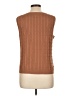 Lands' End 100% Cotton Brown Sweater Vest Size L - photo 2
