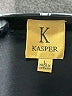 Kasper Graphic Gray Black Cocktail Dress Size L - photo 6