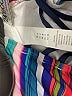 24th & Ocean Stripes White Swimsuit Top Size M - photo 4