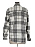 Universal Thread 100% Cotton Plaid Gray Long Sleeve Button-Down Shirt Size M - photo 2