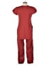 Madewell 100% Cotton Solid Red Black Jumpsuit Size 2 - photo 2