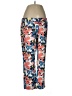 Halogen Floral Blue Casual Pants Size 8 - photo 1