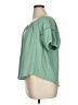 Torrid Green Short Sleeve Blouse Size 1X Plus (1) - photo 5