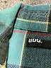 BDG 100% Cotton Plaid Teal Long Sleeve Button-Down Shirt Size XS - photo 7