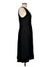 Ann Taylor 100% Polyester Solid Black Cocktail Dress Size 8 - photo 4