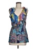 nu by MARK ANTHONY Blue Sleeveless Blouse Size M - photo 1