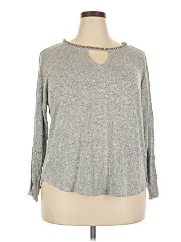 Jennifer Lopez Long Sleeve Top (view 1)