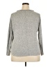 Jennifer Lopez Gray Long Sleeve Top Size XXL - photo 2