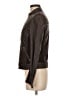 MICHAEL Michael Kors 100% Leather Brown Leather Jacket Size M - photo 5