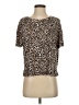 Joyspun Animal Print Brown Short Sleeve T-Shirt Size S - photo 1